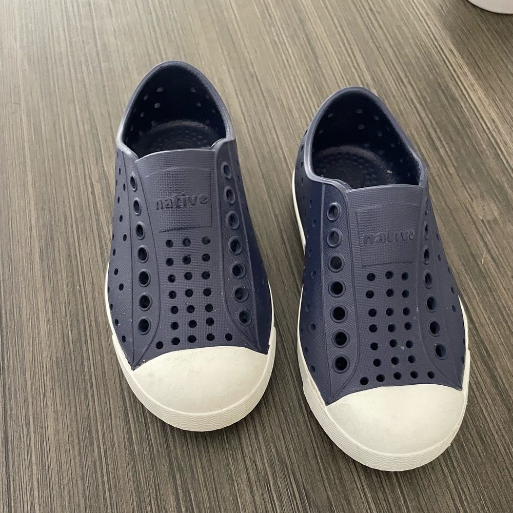 Navy blue Native shoes